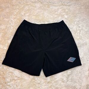 chubbies Black Athletic Shorts large 5.5” inseam liner is cut out